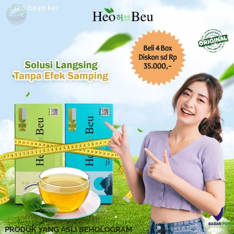 Jual HEO BEU HEOBEU SLIMMING TEA ORIGINAL TEH HEO BEO KOREA ORIGINAL