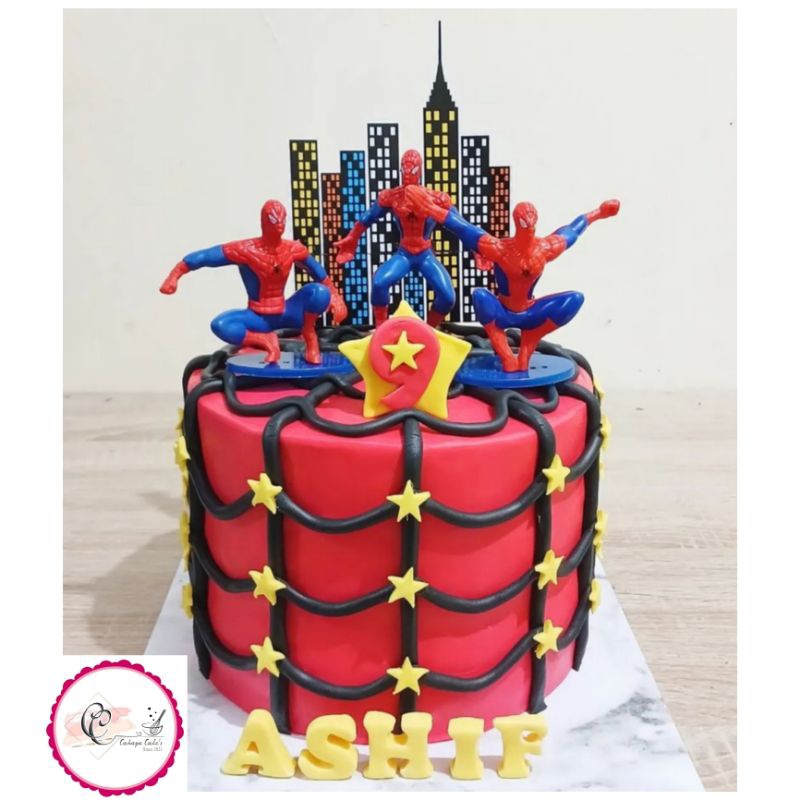 Jual Spiderman Cake Kue Ultah Spiderman Kue Ulang Tahun Laki Laki