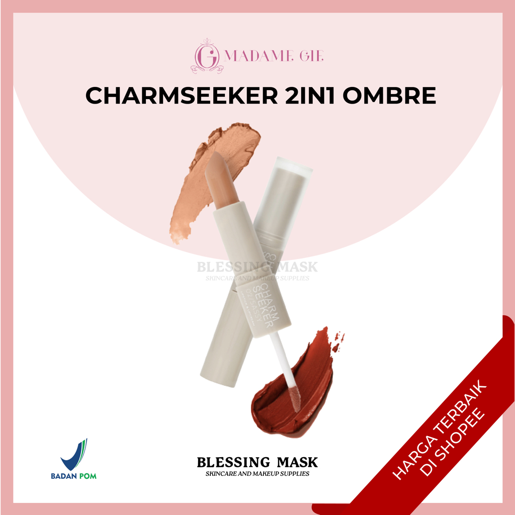 Jual Madame Gie Charmseeker 2in1 Ombre Make Up Soft Matte Finish