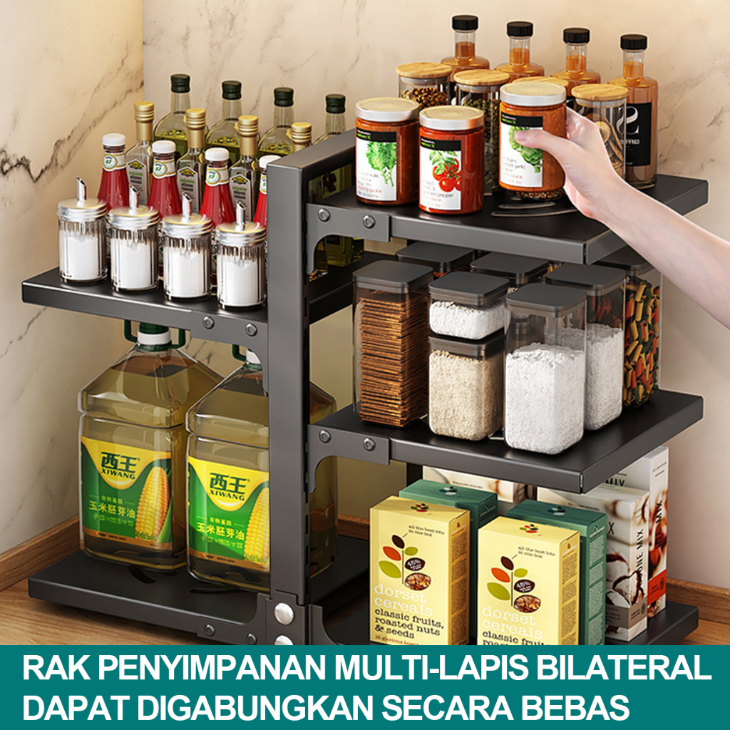 Jual Rak Panci Cf Dua Arah Rak Dapur Di Bawah Rak Pot Kabinet Rak