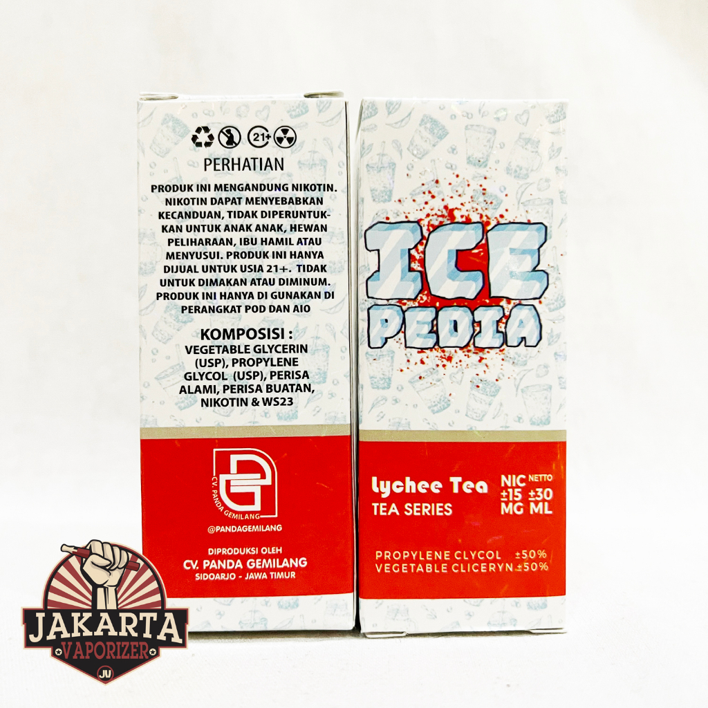 Jual PODS FRIENDLY ICEPEDIA LYCHEE TEA 30ML 15MG BY MAJAPAHIT Shopee