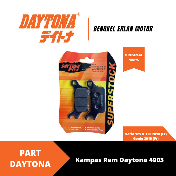 Jual Kampas Rem Depan Daytona Superstock Kampas Rem Genio Vario 150