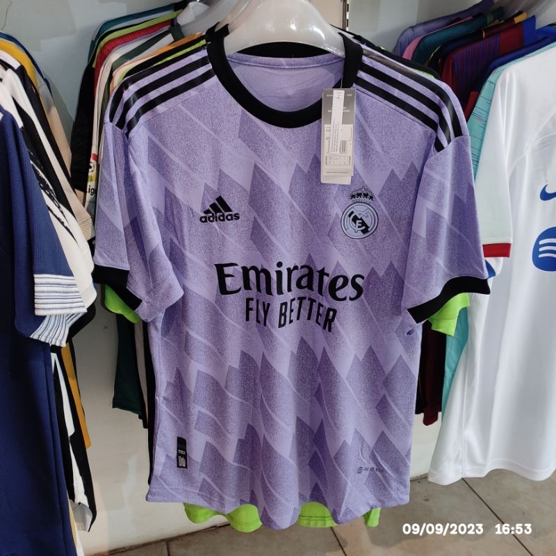 Jual PLAYER ISSUE JERSEY BAJU BOLA M A D R I D AWAY 2022 2023 PI