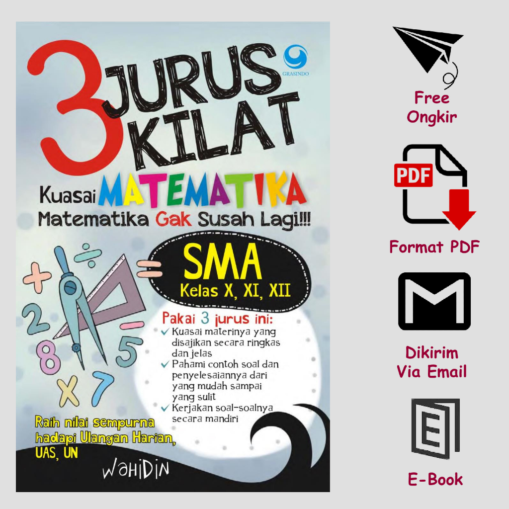 Jual 3 Jurus Kilat Kuasai Matematika Wahidin Shopee Indonesia