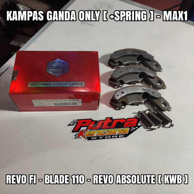 Jual KAMPAS GANDA ONLY SPRING REVO ABSOLUTE BLADE 110 REVO FI