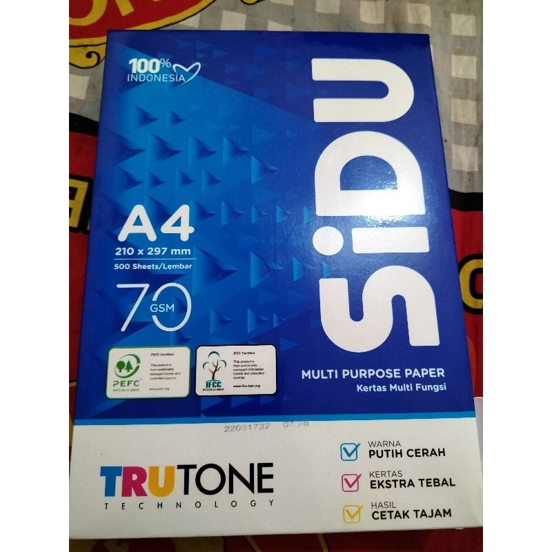 Jual Kertas HVS A4 Sinar Dunia SIDU 70 Gsm Dan HVS A4 A ONE 70 Gsm