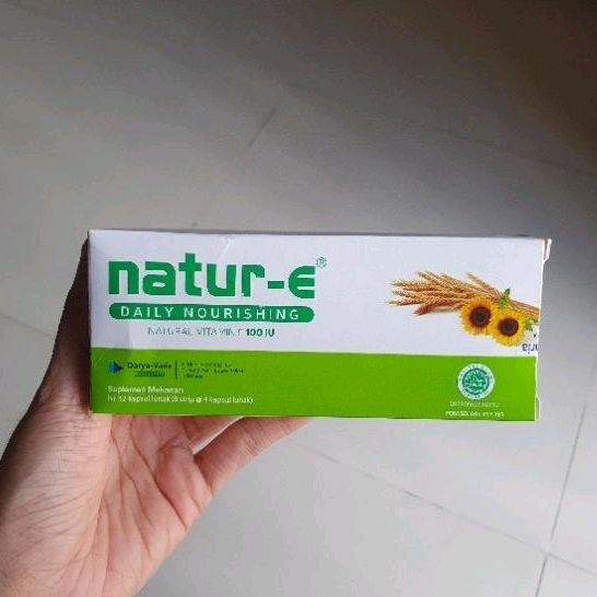 Jual Natur E 100 IU Daily Nourishing Natural Vitamin E Isi 32 Kapsul