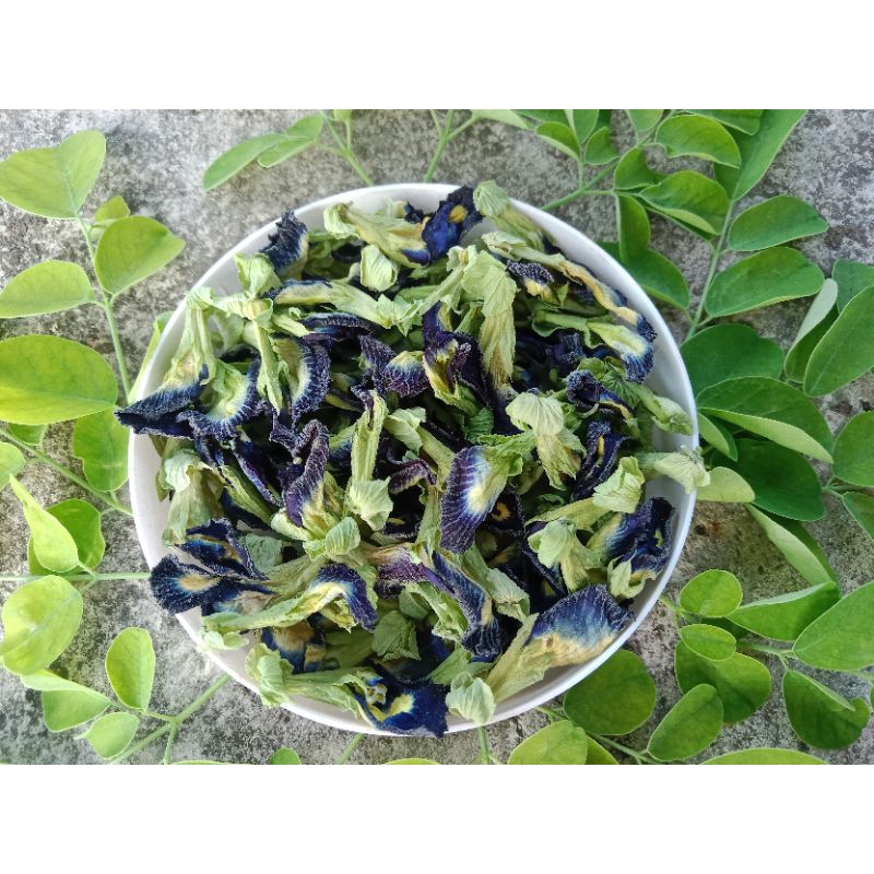 Jual Teh Bunga Telang Kering Butterfly Pea Tea Kemasan 100gr Shopee