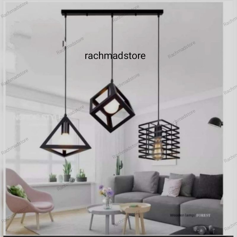 Jual Lampu Gantung Hias Minimalis Modern Ruang Tamu Murah Shopee