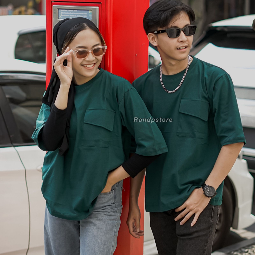 Jual Kaos Oversize Pria Wanita Tshirt Oversized Unisex Kaos Polos