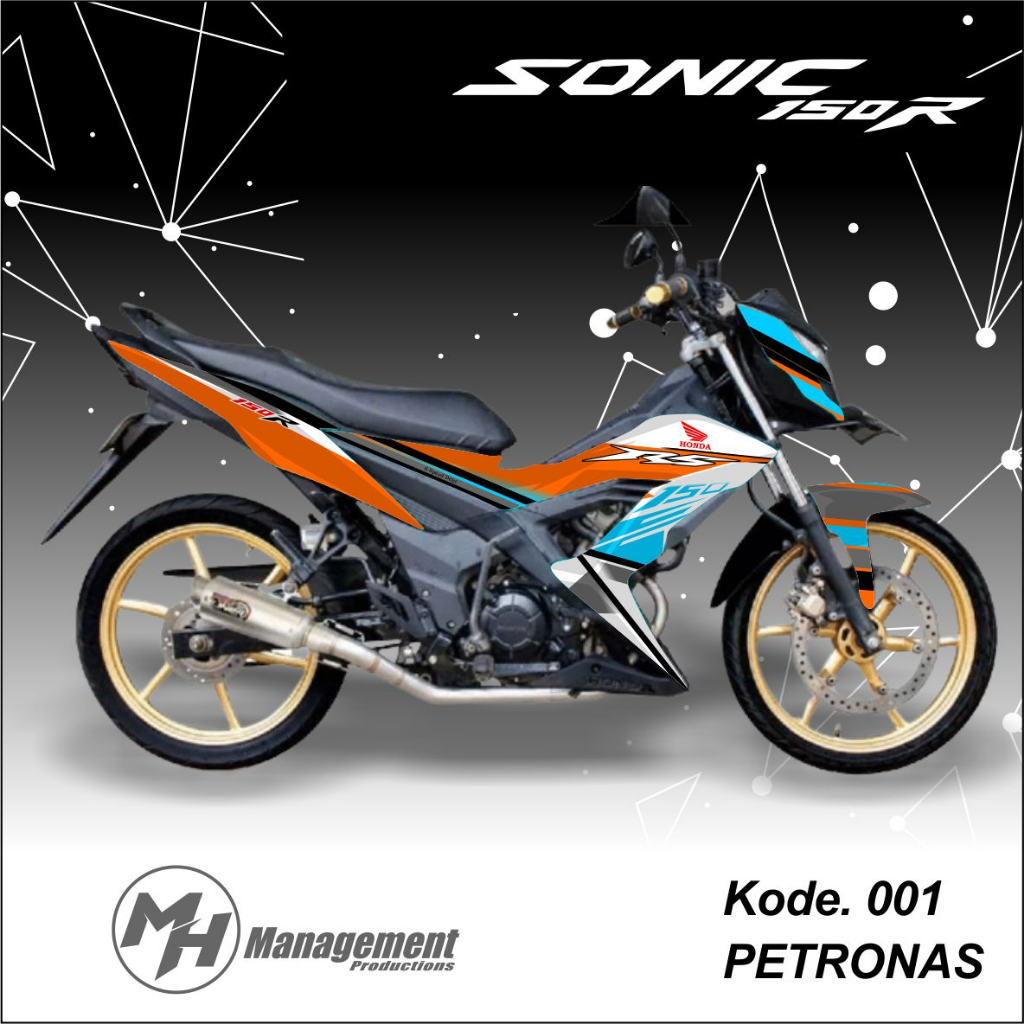 Jual Sonic Decal Sonic R Full Body Variasi Fullbody Motor Honda