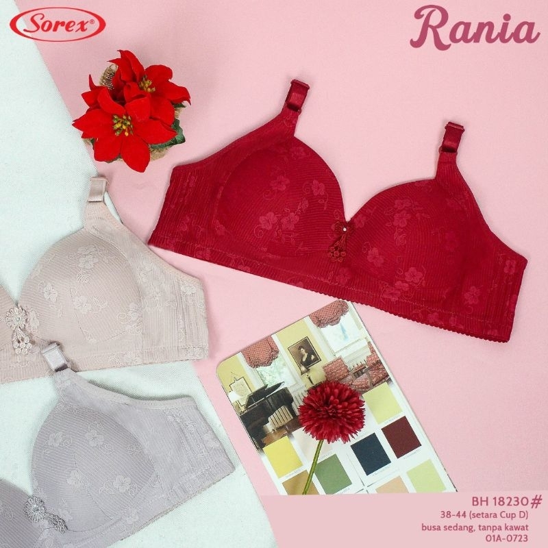 Jual Bra Sorex 18230 Busa Sedang Tanpa Kawat Kait 3 Setara Cup D Cup 3