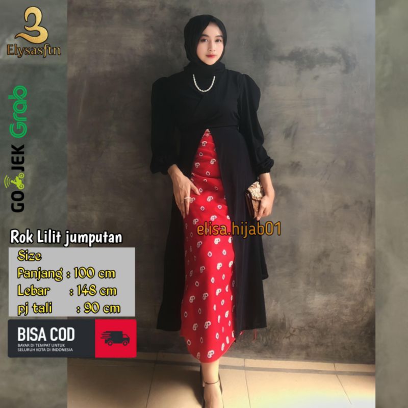 Jual Rok Lilit Bawahan Wanita Premium Jarik Lilit Jumputan Shopee