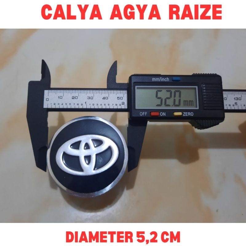 Jual Tutup Velg Atau Dop Roda Mobil Toyota Agya Calya Raize Diameter