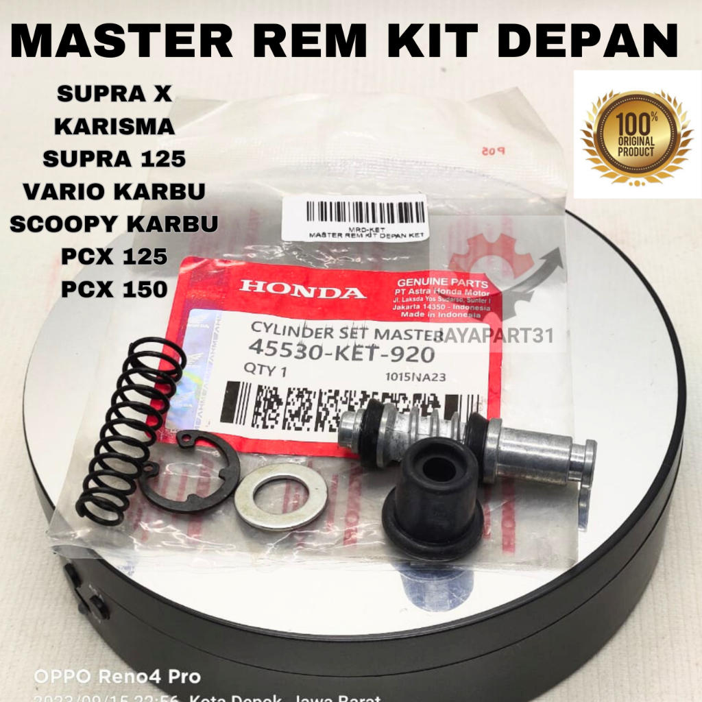 Jual Master Rem Kit Depan Honda Karisma Supra X Smash Supra