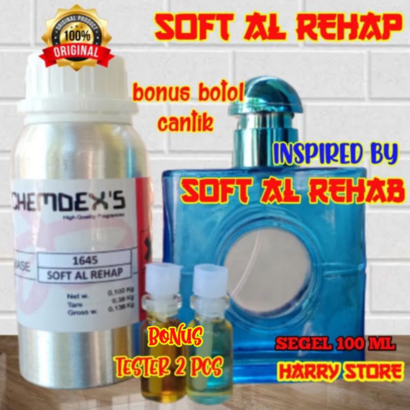 Jual Bibit Parfum Soft Al Rehab Murni Tanpa Alkohol Segel Pabrik