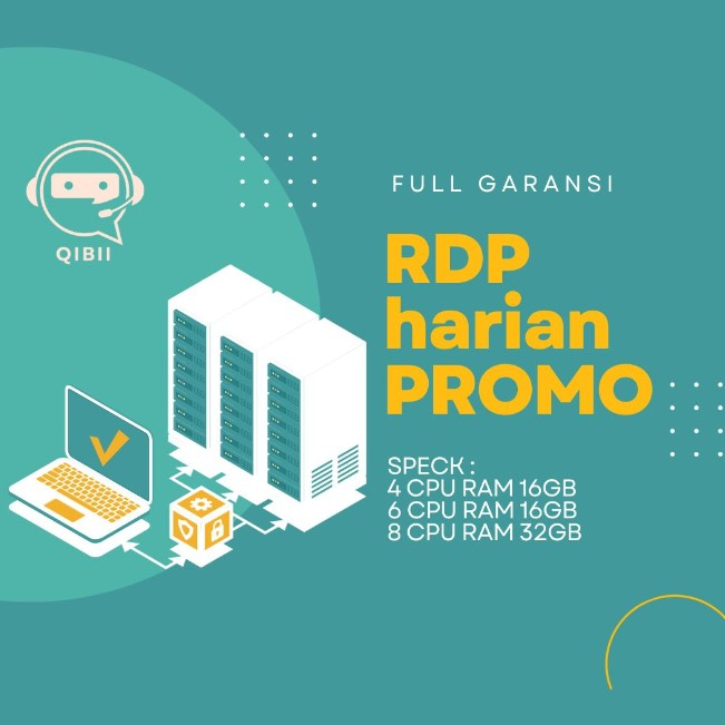 Jual SEWA RDP HARIAN VPS HARIAN FULL GARANSI MATI GANTI BARU Shopee