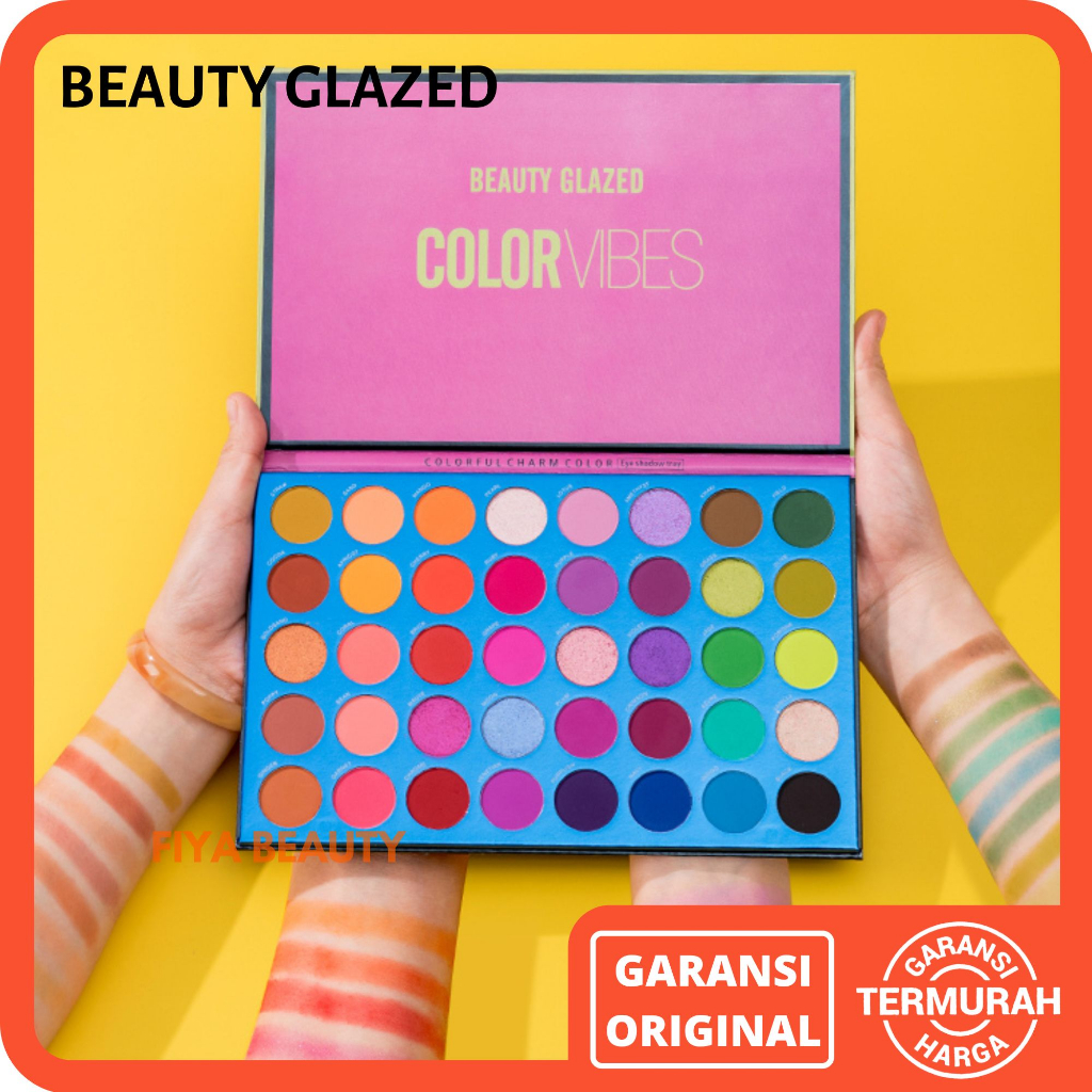 Jual Beauty Glazed Color Vibes Eyeshadow Pallete Eyeshadow Palet