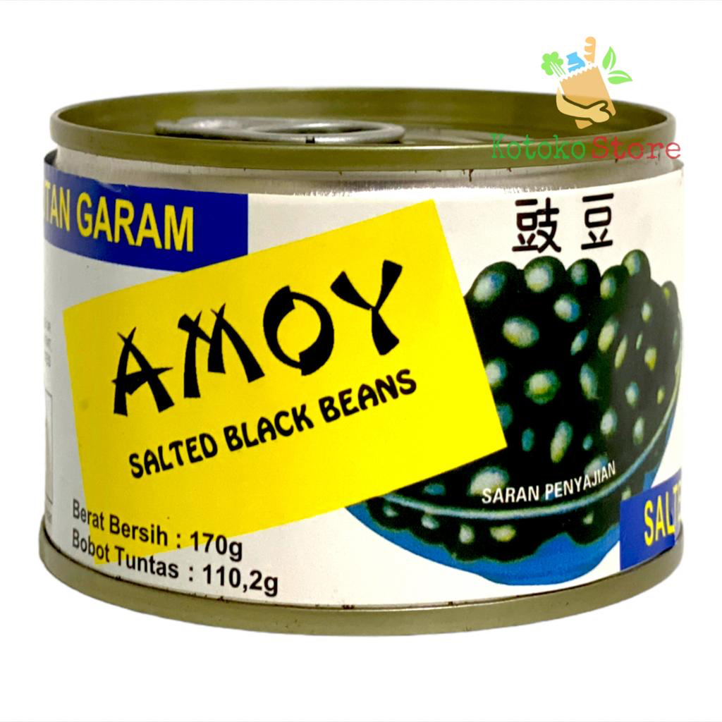 Jual Amoy Tausi Salted Black Beans Kacang Hitam Kaleng Gr Shopee