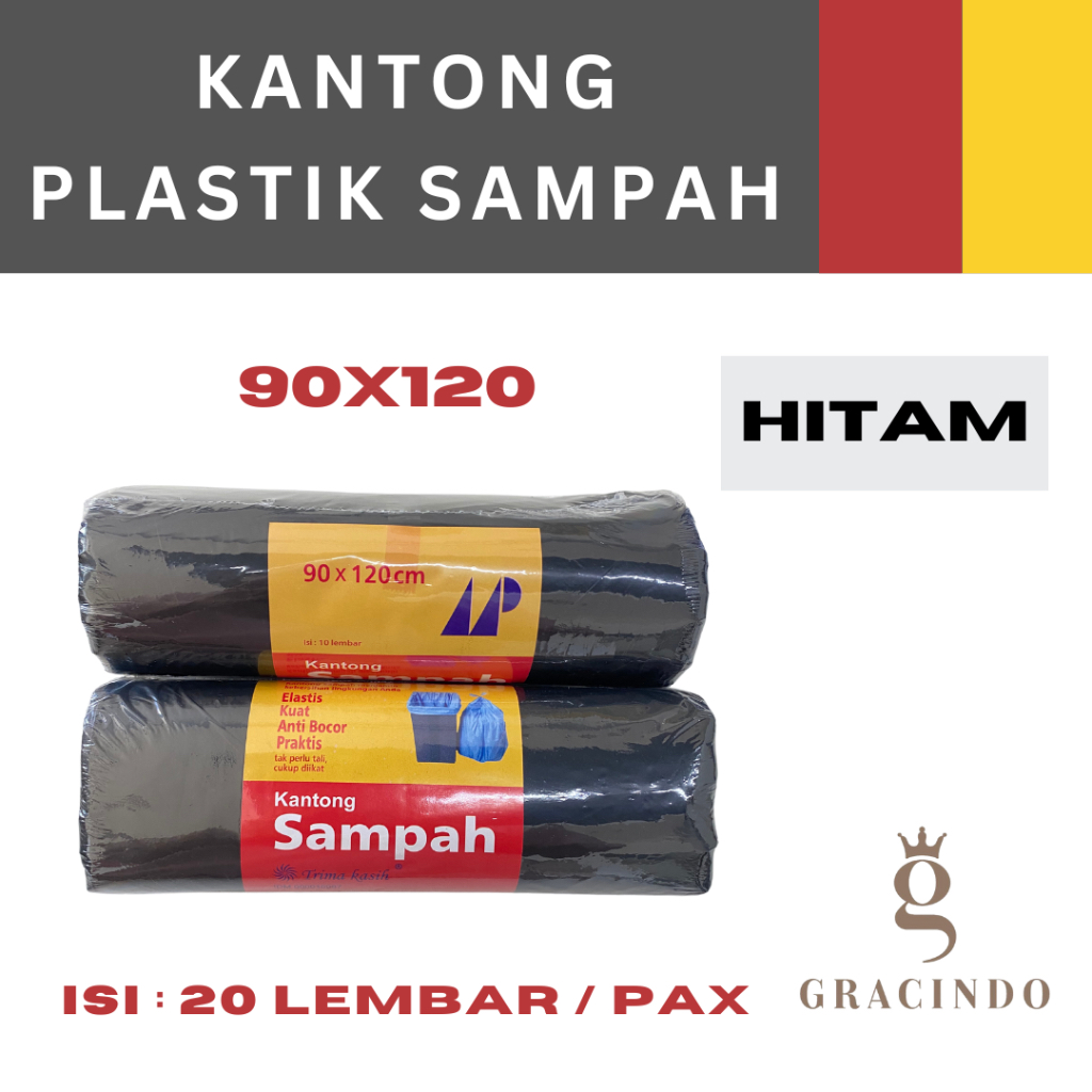 Jual PLASTIK SAMPAH 60x100 80x120 90x120 1 ROLL TRASHBAG KANTONG