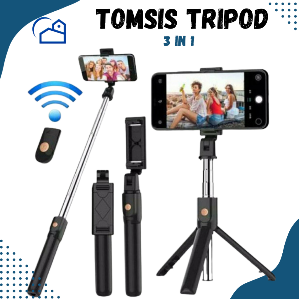 Jual Tongsis Tripod Tomsis In R Bluetooth Bt Wireless Makaron