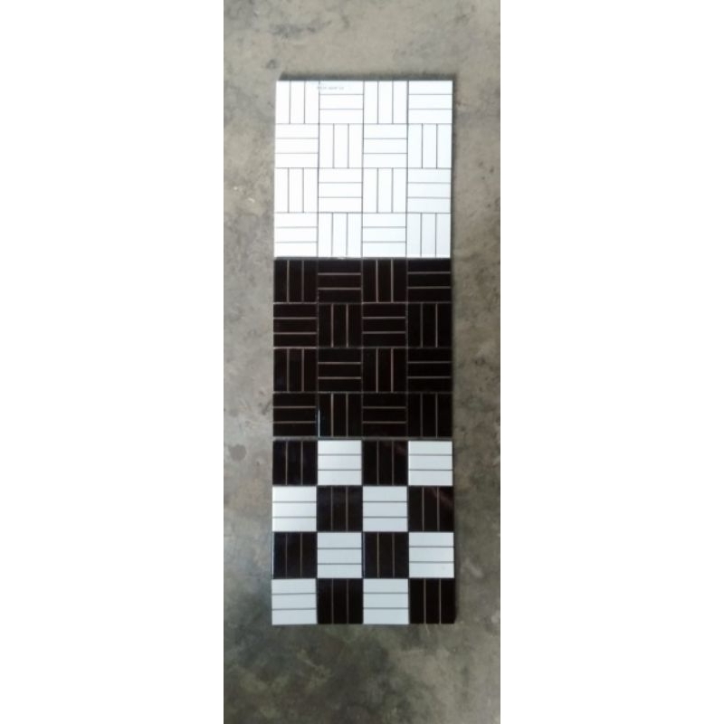 Jual Mosaik Keramik Lantai Dinding Motif Crosshatch Harga Perlembar