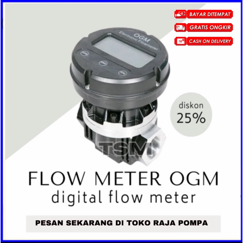 Jual Flow Meter Ogm Inch Digital Oval Gear Flowmeter Digital Dn