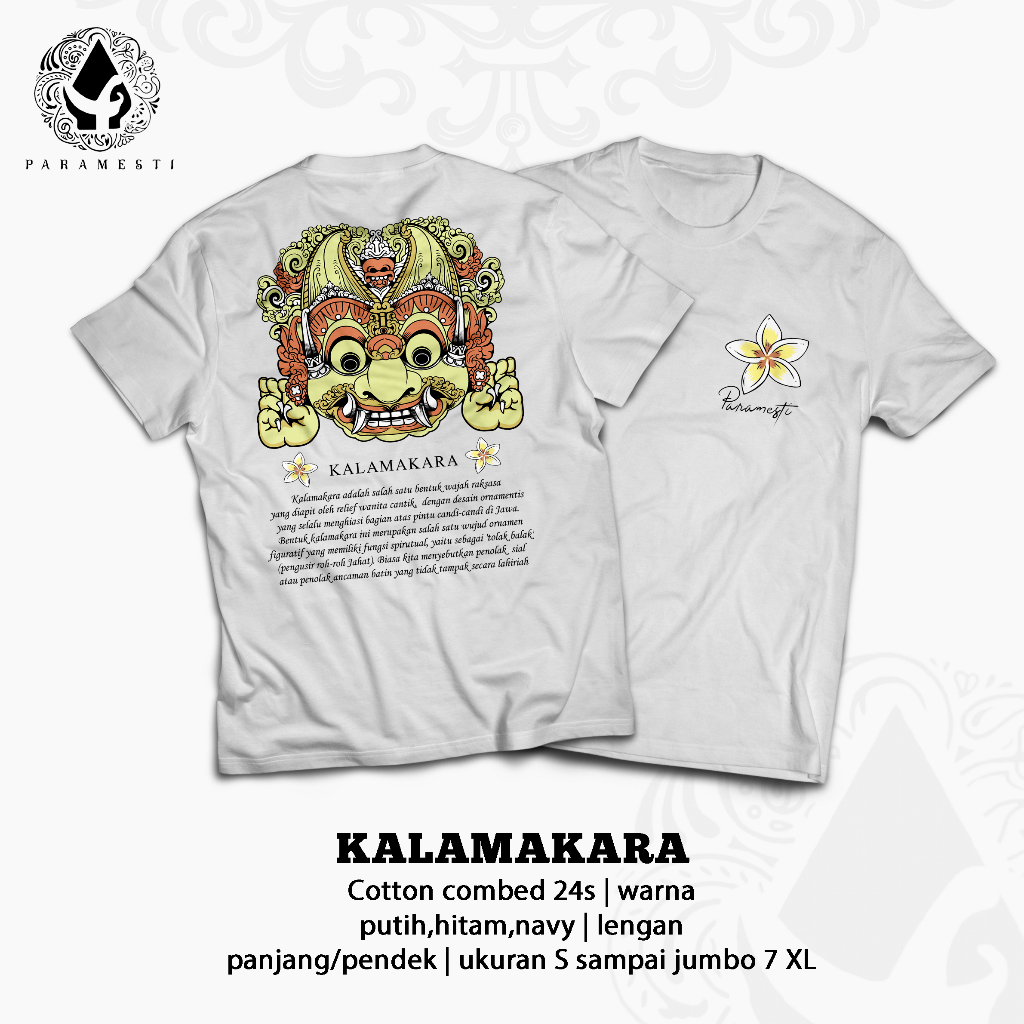 Jual Paramesti Kaos Jawa Kalamakara Tshirts Budaya Jawa Big Size