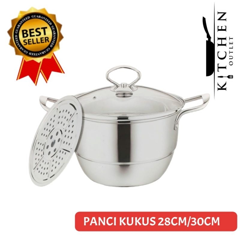 Jual Panci Kukus Steamer Kukusan Dandang Stainless Steel Shopee Indonesia