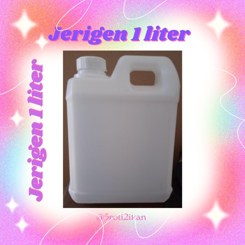 Jual Jerigen 1 Liter Bekas Pendek Tinggi Jirigen 1 Liter Jerry Can