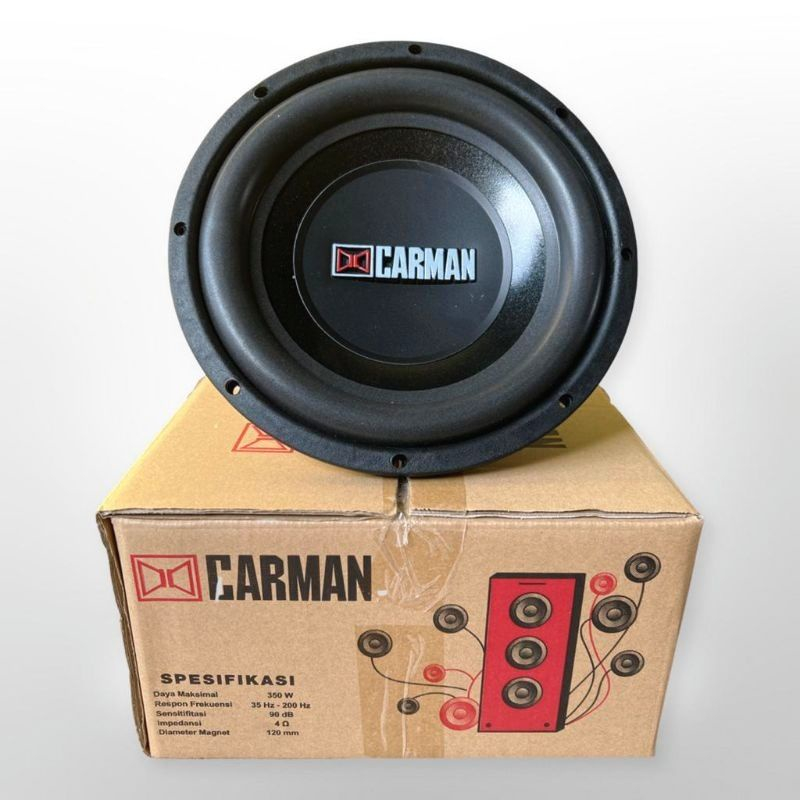 Jual Subwoofer Double Coil Carman CM 1078 10 Inch Shopee Indonesia