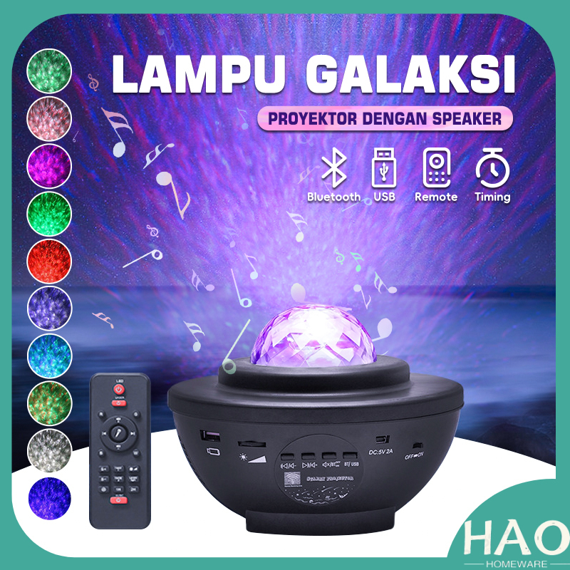 Jual Lampu Proyektor Bintang Langit Malam Dengan Speaker In Lampu