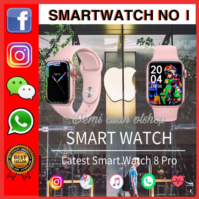 Jual Jam Tangan Pintar Android Hp Bisa Whatsapp Layar Sentuh Smartwatch