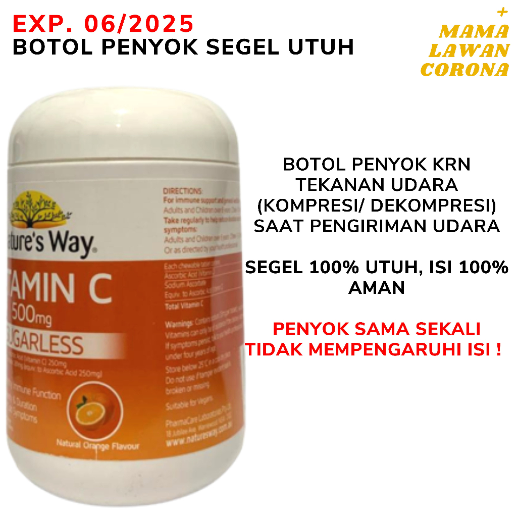 Jual Nature S Way Vitamin C Mg Chewable Tablets Australia