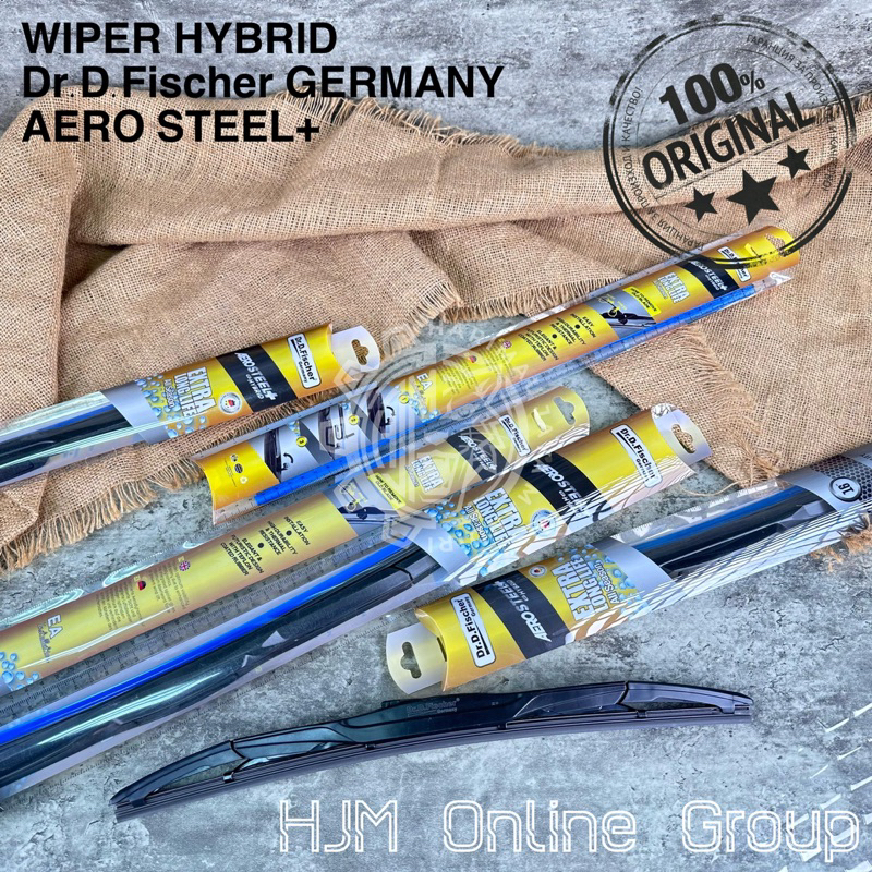 Jual WIPER BLADE MOBIL HYBRID Dr D Fischer GERMANY AEROSTEEL ORIGINAL