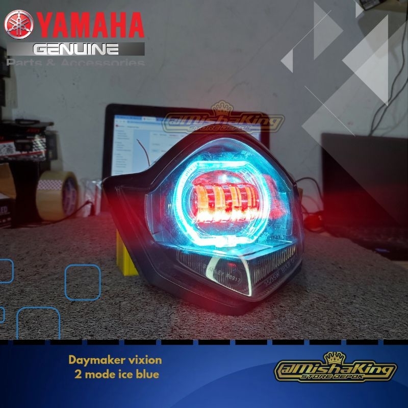 Jual Daymaker Biled Vixion Ice Blue Super Terang Murah Shopee Indonesia