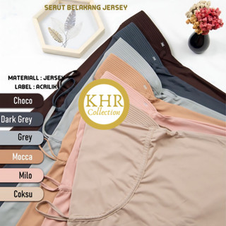 Jual Hijab Bergo Hamidah Serut Belakang Kaos Jersey Premium Jilbab