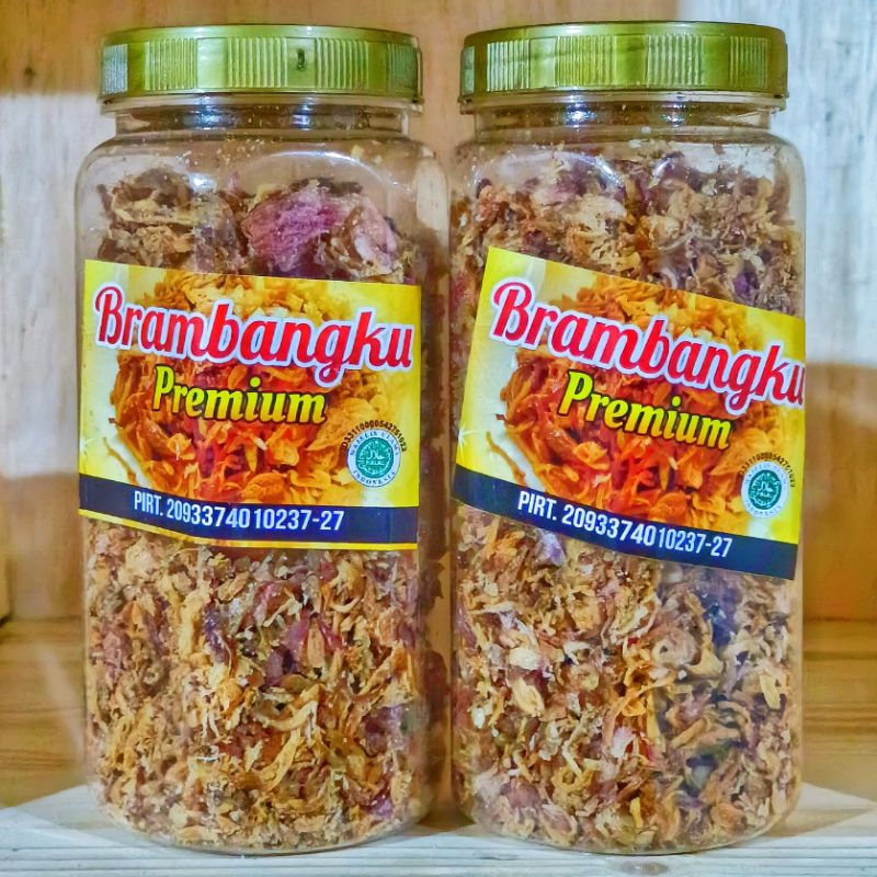 Jual Bawang Brambang Goreng Renyah Kemasan Toples Brambangku