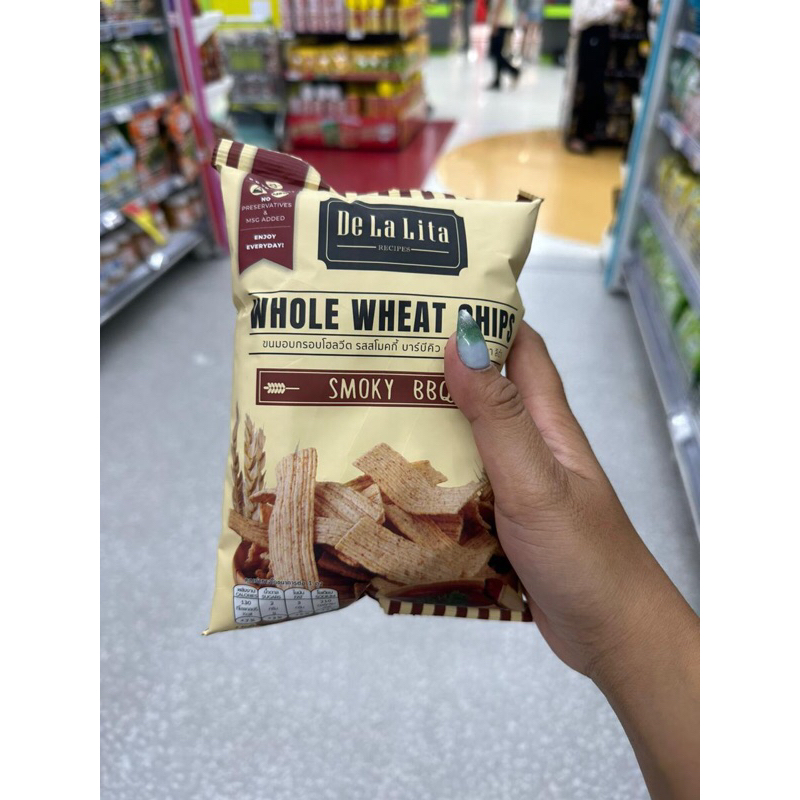 Jual DE LA LITA WHOLE WHEAT CHIPS ORIGINAL FROM BANGKOK Shopee