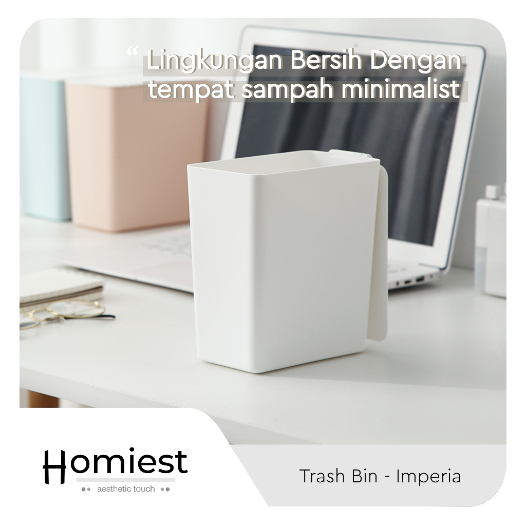 Jual Homiest Imperia Trash Bin Tempat Sampah Minimalist Tempat