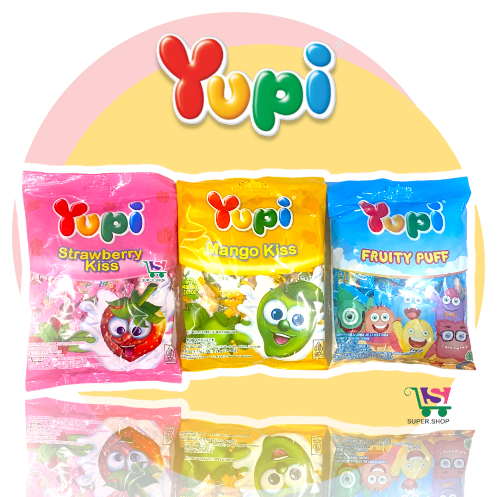 Jual Yupi Strawberry Kiss Mango Kiss Fruity Puff Gram Shopee