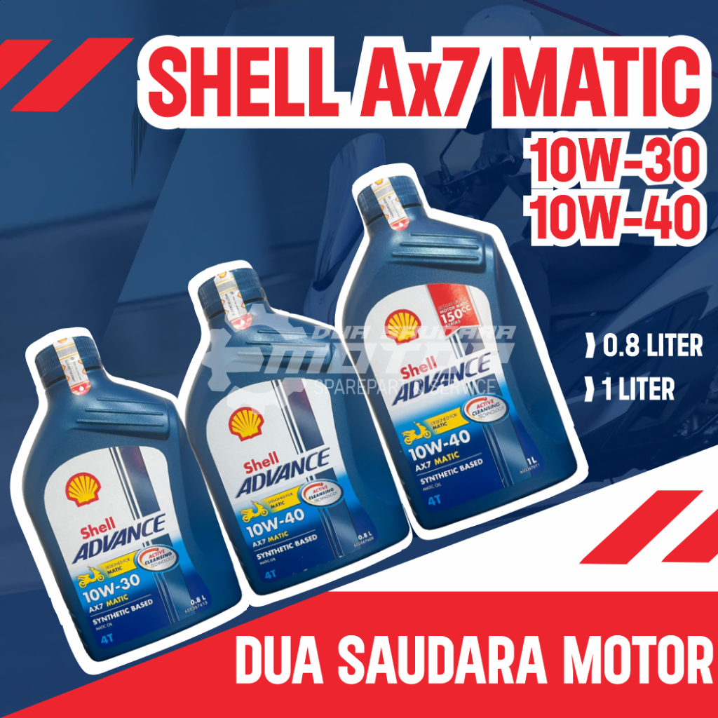 Jual SHELL ADVANCE AX7 MATIC SYNTHETIC BASED Shopee Indonesia