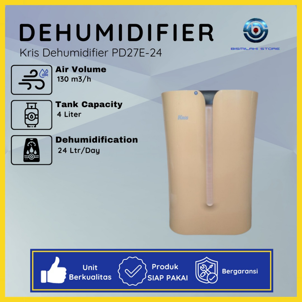 Jual Kris Dehumidifier Type Kris PD27E 24 Penghilang Kelembaban 24