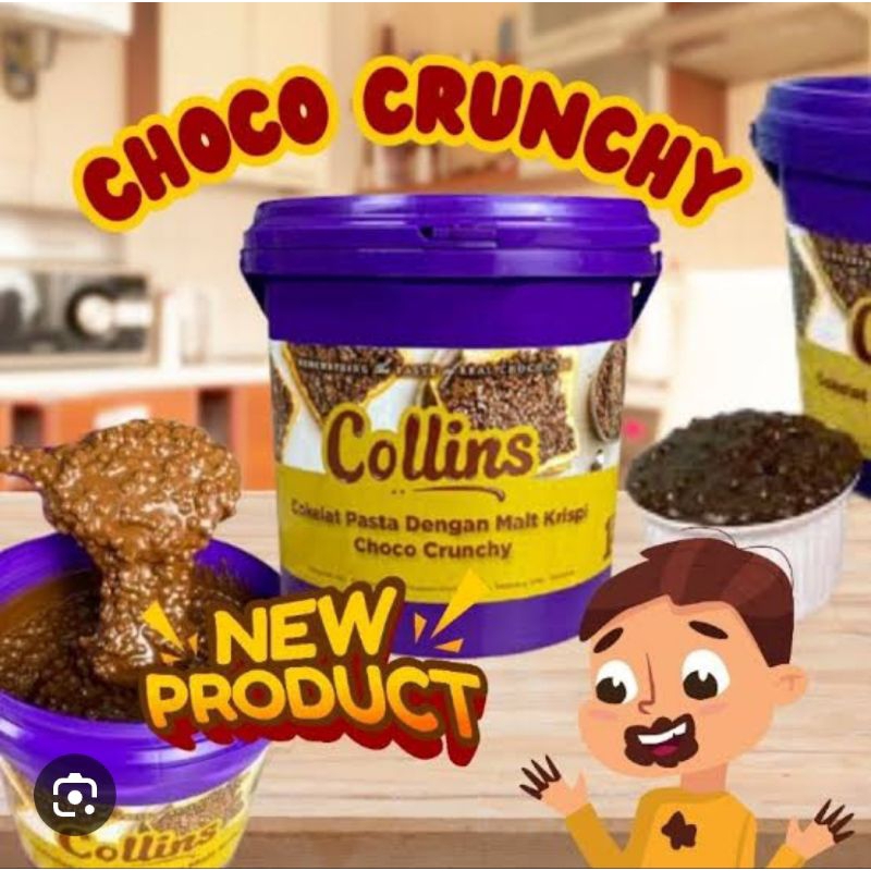 Jual Jabodetabek Kg Collins Choco Crunchy Coklat Shopee Indonesia