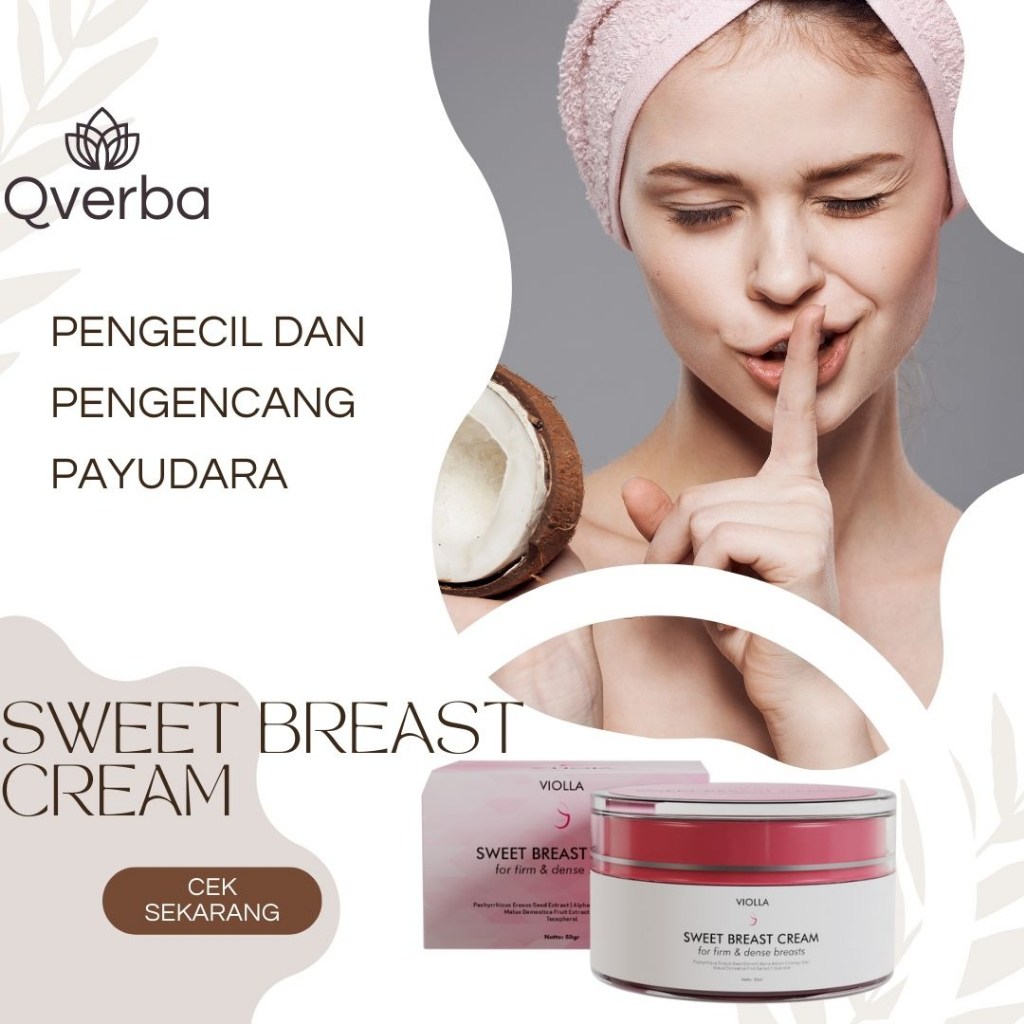 Jual Pengencang Payudara Violla Sweet Breast Cream Pengecil Payudara