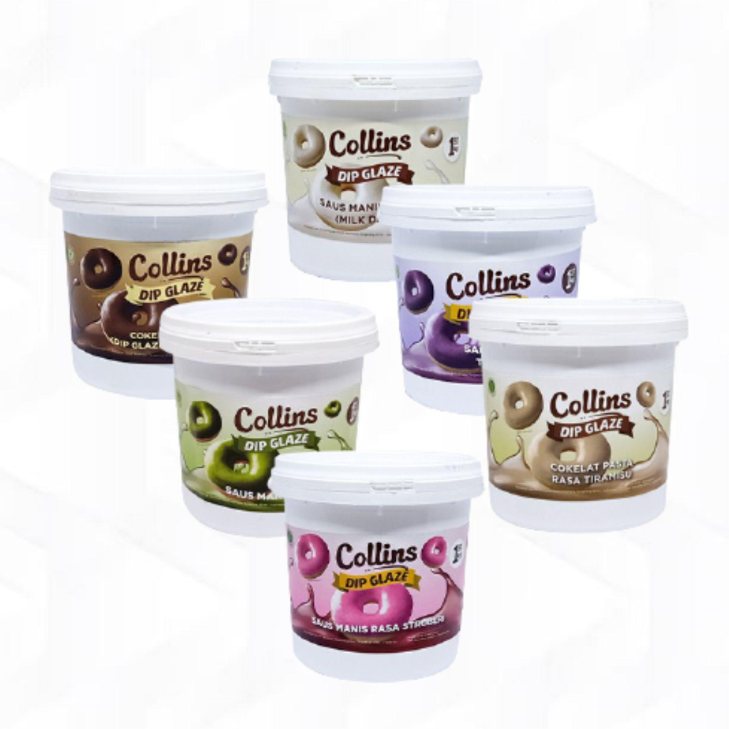 Jual Selai Collins Dip Glaze 1 Kg All Variant Chocolate Tiramizu