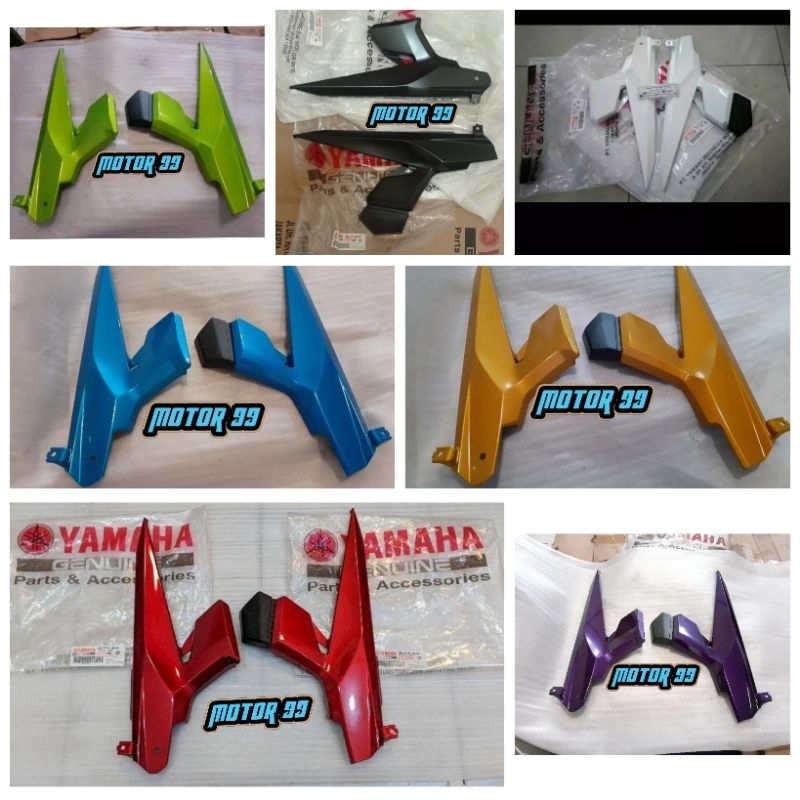 Jual Cover Sambungan Body Tengah Jupiter Mx New 135 Hitam Biru Hijau