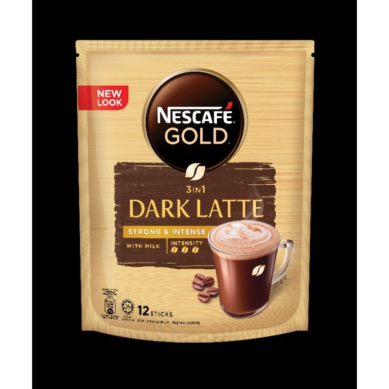 Jual NESCAFE GOLD 3IN1 ORI MALAYSIA DARK LATTE CREAMY LATTE FLAT WHITE