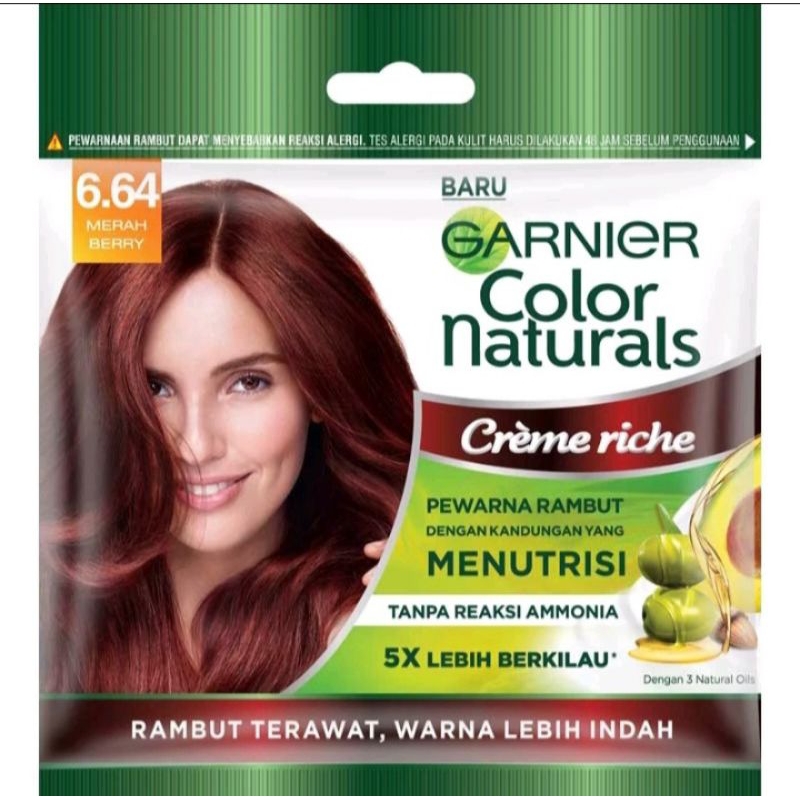 Jual Garnier Color Naturals Sachet Merah Berry Shopee Indonesia