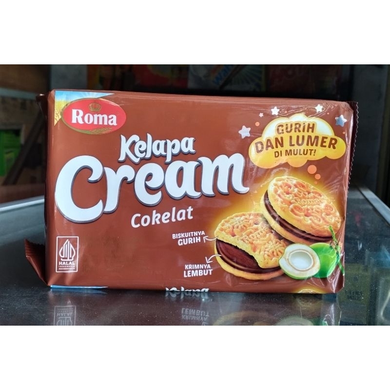 Jual Roma Kelapa Cream Cokelat Shopee Indonesia